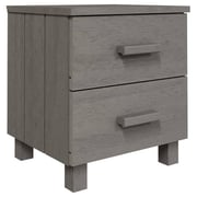 Vidaxl Bedside Cabinet Light Grey 40x35x44.5 Cm Solid Pinewood Vidaxl Bedside Cabinet Light Grey 40x35x44.5 Cm Solid Pinewood