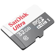 Sandisk Ultra microSDHC Memory Card 32GB White/Grey SDSQUNR-032G-GN3MN