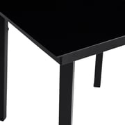 Vidaxl Garden Dining Table Black 140x70x74 Cm Steel And Glass Vidaxl Garden Dining Table Black 140x70x74 Cm Steel And Glass