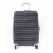 Para John 3pcs Abs Rolling Luggage Trolley Set Black Para John 3pcs Abs Rolling Luggage Trolley Set Black