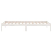 Vidaxl Bed Frame White Solid Wood Pine 90x200 Cm Vidaxl Bed Frame White Solid Wood Pine 90x200 Cm