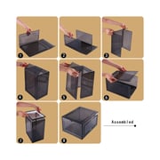 1CHASE shoe Storage Box , Drop Front Stackable Transparent Shoe Box With Clear Door, Storage Organizer For Sneaker Display,easy Assembly,fits Up To Uk Size 44(13.4”x 9.8”x 7.4”)6pcs Set 1CHASE shoe Storage Box , Drop Front Stackable Transparent Shoe Box With Clear Door, Storage Organizer For Sneaker Display,easy Assembly,fits Up To Uk Size 44(13.4”x 9.8”x 7.4”)6pcs Set