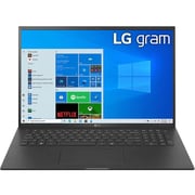 LG gram 17Z90P-G.AA79E1 Laptop - Core i7 2.8GHz 16GB 1TB Win10 17inch WQXGA Black English/Arabic Keyboard
