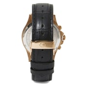 Omax PG08R22I Mens Multifunction Leather Watch