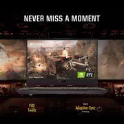 ASUS TUF A15 (2022) Gaming Laptop - AMD Ryzen 7-6800H / 15.6inch FHD / 16GB RAM / 512GB SSD / 4GB NVIDIA GeForce RTX 3050 Graphics / Windows 11 Home / English & Arabic Keyboard / Jaeger Grey / Middle East Version - [FA507RC-HN018W]