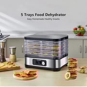 Biolomix Food Dehydrator Machine Bpa Free 5 Trays With Digital Timer And Temperature Control For Fruit Vegetable Meat Beef Jerky Bd1200e Biolomix Food Dehydrator Machine Bpa Free 5 Trays With Digital Timer And Temperature Control For Fruit Vegetable Meat Beef Jerky Bd1200e