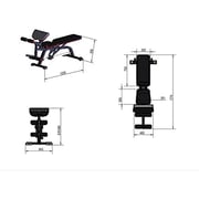 Skyland multifunction weight online bench