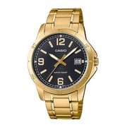 Casio Dress Gold Tone Stainless Steel Men Analog Watch MTP-V004G-1B
