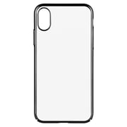 Benks Super Slim Back Case Clear Brushed Black For iPhone X - 600619
