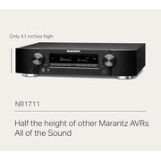 Marantz NR1711 8K Slim 7.2 Channel Ultra HD AV Receiver (2020 Model) – Wi-Fi, Bluetooth, HEOS Built-in, Alexa & Smart Home Automation - 8K HDMI Videos & Multi-Room Streaming Marantz NR1711 8K Slim 7.2 Channel Ultra HD AV Receiver (2020 Model) – Wi-Fi, Bluetooth, HEOS Built-in, Alexa & Smart Home Automation - 8K HDMI Videos & Multi-Room Streaming