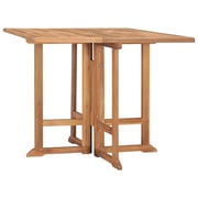 vidaXL Folding Garden Dining Table 90x90x75 cm Solid Teak Wood vidaXL Folding Garden Dining Table 90x90x75 cm Solid Teak Wood