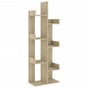 Vidaxl Book Cabinet Sonoma Oak 48x25.5x140 Cm Engineered Wood Vidaxl Book Cabinet Sonoma Oak 48x25.5x140 Cm Engineered Wood