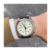 Seiko Chronograph Brown Leather Analog Watch For Men SSB273P1 Seiko Chronograph Brown Leather Analog Watch For Men SSB273P1