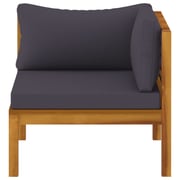 vidaXL 2-Seater Garden Sofa with Cushion Solid Acacia Wood vidaXL 2-Seater Garden Sofa with Cushion Solid Acacia Wood