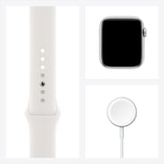 Apple Watch SE GPS 40mm Silver Aluminum Case with White Sport Band Apple Watch SE GPS 40mm Silver Aluminum Case with White Sport Band
