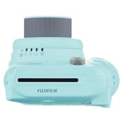 Fujifilm INSTAX Mini 9 Instant Film Camera Ice Blue + Leather Bag + 10 Mini Sheets