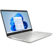 HP (2022) Laptop - 12th Gen / Intel Core i7-1255U / 15.6inch FHD / 512GB SSD / 16GB RAM / 2GB NVIDIA GeForce MX550 Graphics / Windows 11 Home / English & Arabic Keyboard / Silver / Middle East Version - [15-DW4048NE]