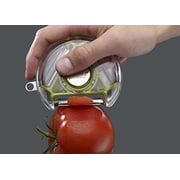 Joseph Joseph Rotary Vegetable Peeler With 3 Blades, Green Joseph Joseph Rotary Vegetable Peeler With 3 Blades, Green