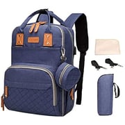 Oztev Multifunctional Baby Diaper Bag With Tactical Travel Back Pack Plus Changing Pad, Pacifier Holder, Bottle Warmer, Stroller Straps And Usb Charging Port For Mother Blue Oztev Multifunctional Baby Diaper Bag With Tactical Travel Back Pack Plus Changing Pad, Pacifier Holder, Bottle Warmer, Stroller Straps And Usb Charging Port For Mother Blue