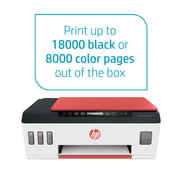 HP Smart Tank 519 Wireless All-in-One, Print, Scan, Copy, All In One Printer, Print up to 18000 black or 8000 color pages - Black - Cyan [3YW70A]