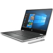 HP Pavilion x360 14-DH1020NE Convertible Touch Laptop - Core i5 1.6GHz 8GB 1TB+128GB 2GB Win10 15.6inch FHD Black English/Arabic Keyboard