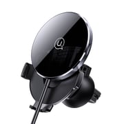 Usams Us-cd164 2in1 Ultra-slim Magnetic Wireless Charger 15w With Car Holder Auto-clamping On Air Vent Mount Usams Us-cd164 2in1 Ultra-slim Magnetic Wireless Charger 15w With Car Holder Auto-clamping On Air Vent Mount