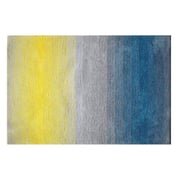 Shaggy Modern Design Carpet Grey/Blue/Yellow