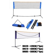 ULTIMAX Badminton Volleyball Tennis Net Set with Stand/Frame Carry Bag Portable Height Adjustable Outdoor Badminton Net Set-420Cm