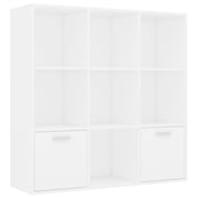 Vidaxl Book Cabinet White 98x30x98 Cm Engineered Wood Vidaxl Book Cabinet White 98x30x98 Cm Engineered Wood