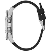 Guess Apex Black Leather/Silicone Multi-function Watch For Men GW0053G1 Guess Apex Black Leather/Silicone Multi-function Watch For Men GW0053G1