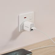 Rockrose 2-Port Travel Charger White Rockrose 2-Port Travel Charger White