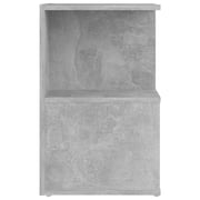Vidaxl Bedside Cabinet Concrete Grey 35x35x55 Cm Chipboard Vidaxl Bedside Cabinet Concrete Grey 35x35x55 Cm Chipboard