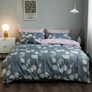 Deals For Less - Queen/double Size, Duvet Cover, Bed Sheet Set Of 6 Pieces, Leaves Design Deals For Less - Queen/double Size, Duvet Cover, Bed Sheet Set Of 6 Pieces, Leaves Design