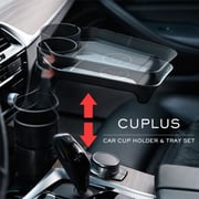 Kustomplastic Cup Holder and Tray Wireless Charger 365mm Black Kustomplastic Cup Holder and Tray Wireless Charger 365mm Black