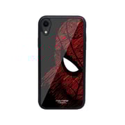 Sketch Out Spiderman - Glass Case for iPhone XR Sketch Out Spiderman - Glass Case for iPhone XR