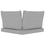 Vidaxl Pallet Sofa Cushions 3 Pcs Grey Fabric Vidaxl Pallet Sofa Cushions 3 Pcs Grey Fabric