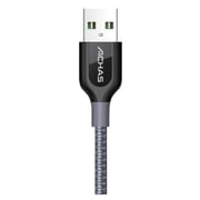 Achas Lightning Cable 1m Black Achas Lightning Cable 1m Black