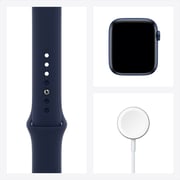 Apple Watch Series 6 GPS+Cellular 40mm Blue Aluminum Case with Deep Navy Sport Band - Middle East Version