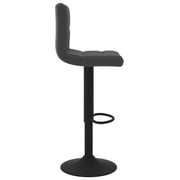 Vidaxl Bar Stools 2 Pcs Black Velvet Vidaxl Bar Stools 2 Pcs Black Velvet