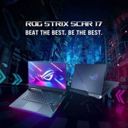 ASUS ROG STRIX SCAR 17 Gaming Laptop - 12th Gen Core i9 5GHz 32GB 2TB 8GB Win11 17.3inch WQHD Black NVIDIA GeForce RTX 3070 Ti English/Arabic Keyboard G733ZW-LL119W