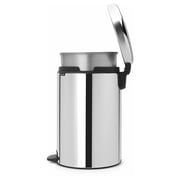 Brabantia 114267 Pedal Bin NewIcon 20 Litre W/Metal Inner Bucket Brilliant Steel