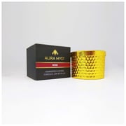 Aura Myst 5oz Hammered Copper Candles With Lid Rose Aura Myst 5oz Hammered Copper Candles With Lid Rose