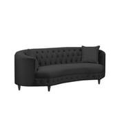 Asghar Furniture - Alpha Imperial Club Sofa - Black Asghar Furniture - Alpha Imperial Club Sofa - Black
