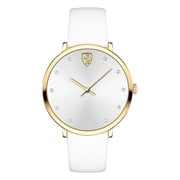 Ferrari 820023 Ultraleggero Quartz White Leather Watch Women