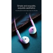 Totu EAUA-021 In Ear Wired Earphones White Totu EAUA-021 In Ear Wired Earphones White