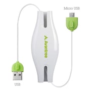 Avantree Viva Micro USB Retractable Cable White