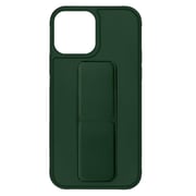 Margoun case for iPhone 14 Pro with Hand Grip Foldable Magnetic Kickstand Wrist Strap Finger Grip Cover 6.1 inch Dark Green