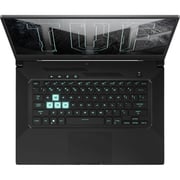 ASUS TUF Dash F15 (2021) Gaming Laptop - 11th Gen / Intel Core i7-11370H / 15.6inch FHD / 16GB RAM / 512GB SSD / 6GB NVIDIA GeForce RTX 3060 Graphics / Windows 10 Home / English & Arabic Keyboard / Eclipse Grey / Middle East Version - [FX516PM-HN024T]