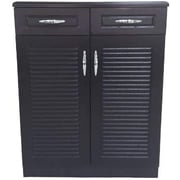 AAMF Galaxy Design Wooden Shoes Cabinets/Rack Chocolate Brown Color, Size (H100 x L80 x D33) GDF-1705 AAMF Galaxy Design Wooden Shoes Cabinets/Rack Chocolate Brown Color, Size (H100 x L80 x D33) GDF-1705