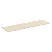 vidaXL Sun Lounger Cushion Cream 186x58x3 cm vidaXL Sun Lounger Cushion Cream 186x58x3 cm